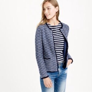 J. Crew Tweed Sweater Jacket Size XS